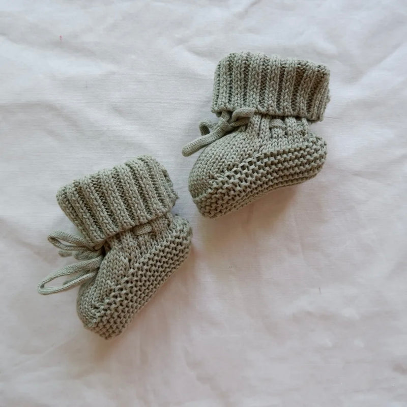 Knitted Baby Booties