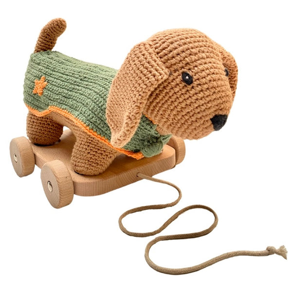 Pull along sausage dog on sale